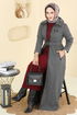 عباءة رمادي 2731SL432-MS - Thumbnail