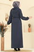 Abaya 2737SL432-MS Navy Blue - Thumbnail
