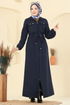 Abaya 2738SL432-MS Navy Blue - Thumbnail