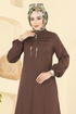 Abaya 2739SL432-MS Brown - Thumbnail