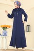Abaya 2739SL432-MS Navy Blue - Thumbnail