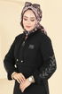 Abaya 2753SL432-MS Black - Thumbnail