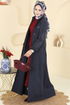 Abaya 2753SL432-MS Navy Blue - Thumbnail