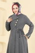 Abaya 2756SL432-MS Gray - Thumbnail
