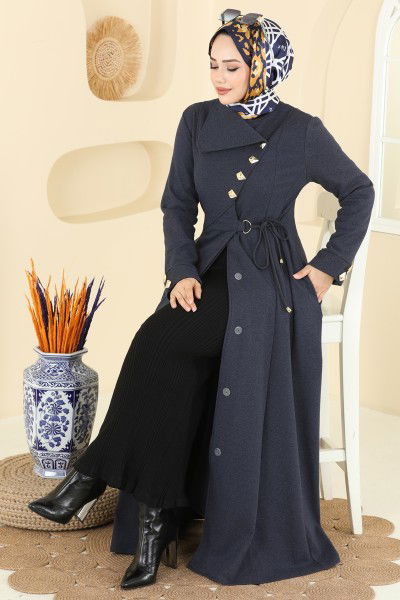 S.L. - Abaya 2756SL432-MS Navy Blue