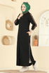 Abaya 2762SL432-MS Black - Thumbnail