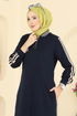 Abaya 2762SL432-MS Navy Blue - Thumbnail