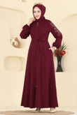 S.L. - Abaya 2768SL432-MS Burgundy