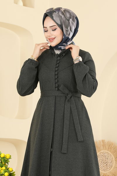 S.L. - عباءة اخضر عفني 2769SL432-MS - 417216