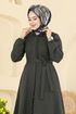 عباءة اخضر عفني 2769SL432-MS - Thumbnail