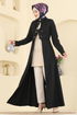 عباءة رمادي غامق 2771SL432-MS - Thumbnail