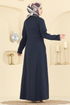 Abaya 2771SL432-MS Navy Blue - Thumbnail