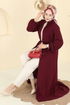 Abaya 2783SL432-MS Burgundy - Thumbnail