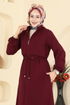 Abaya 2783SL432-MS Burgundy - Thumbnail