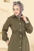 Abaya 2784SL432-MS Khaki - Thumbnail