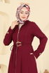 Abaya 2786SL432-MS Burgundy - Thumbnail