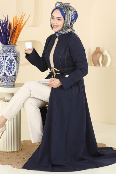 S.L. - Abaya 2786SL432-MS Navy Blue