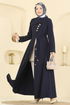 Abaya 2791SL432-MS Navy Blue - Thumbnail