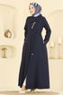 Abaya 2791SL432-MS Navy Blue - Thumbnail