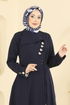 Abaya 2791SL432-MS Navy Blue - Thumbnail