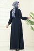 Abaya 2793SL432-MS Navy Blue - Thumbnail