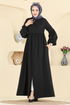 عباءة أسود 2796SL432-MS - Thumbnail
