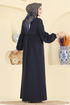 Abaya 2796SL432-MS Navy Blue - Thumbnail