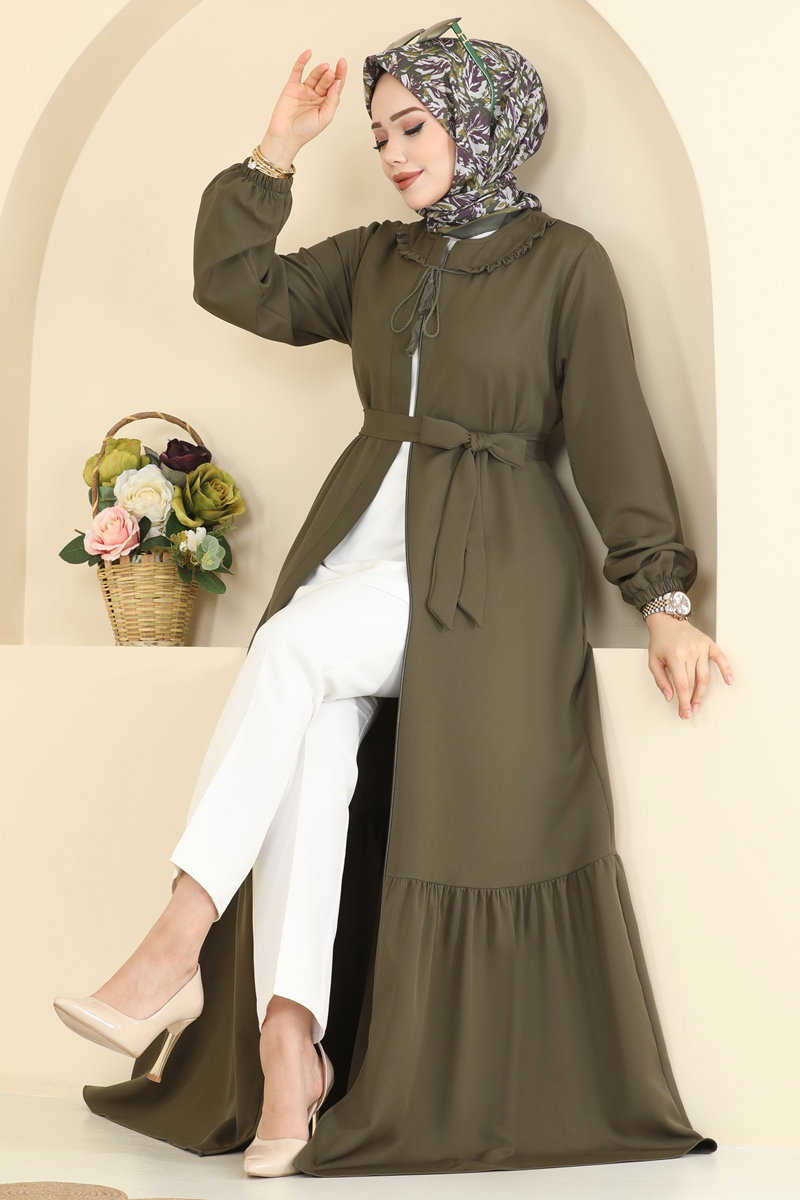 عباءة اخضر عفني 2797SL432-MS