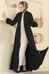 عباءة أسود 2798SL432-MS - Thumbnail