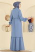 عباءة أزرق 2798SL432-MS - Thumbnail