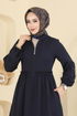 Abaya 2798SL432-MS Navy Blue - Thumbnail