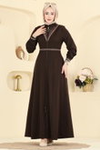 S.L. - Abaya 2801SL432-MS Bitter Brown