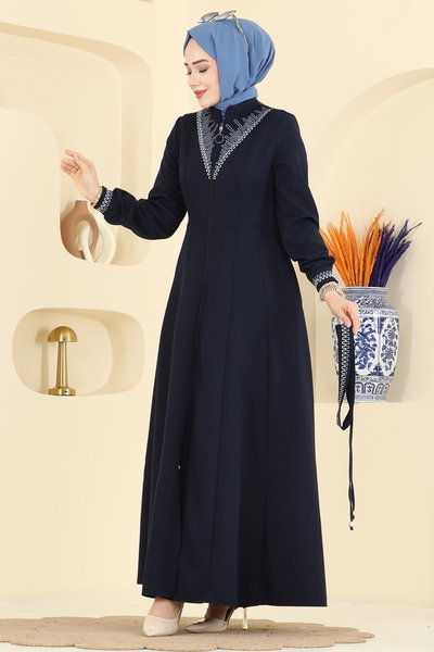 S.L. - Abaya 2801SL432-MS Navy Blue - 425312