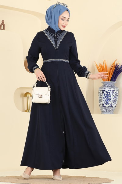 S.L. - Abaya 2801SL432-MS Navy Blue - 425313
