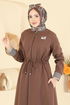 Abaya 2807SL432-MS Brown - Thumbnail