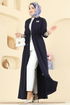 Abaya 2807SL432-MS Navy Blue - Thumbnail
