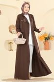 S.L. - Abaya 2809SL432-MS Brown
