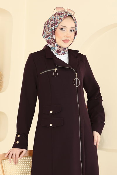 S.L. - Abaya 2809SL432-MS Dark Damson - 426038