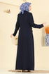 Abaya 2809SL432-MS Navy Blue - Thumbnail
