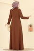 Abaya 2813SL432-MS Brown - Thumbnail