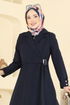Abaya 2813SL432-MS Navy Blue - Thumbnail
