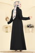 Abaya 2814SL432-MS Black - Thumbnail