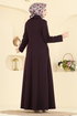 Abaya 2814SL432-MS Dark Damson - Thumbnail