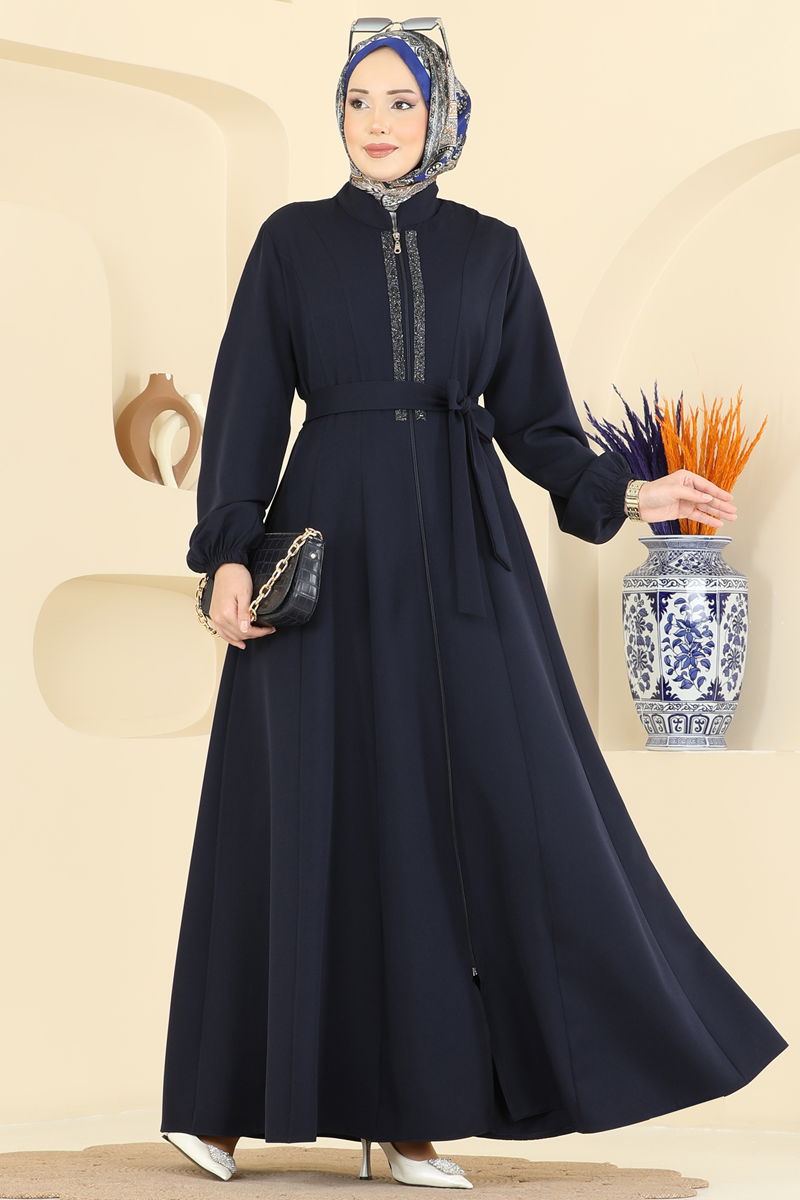 Abaya 2821SL432-MS Navy Blue
