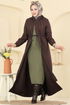 Abaya 3006DFL152-MS Brown - Thumbnail