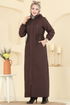 Abaya 3006DFL152-MS Brown - Thumbnail