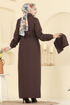 Abaya 3006DFL152-MS Brown - Thumbnail