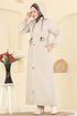 Abaya 3006DFL152-MS Stone - Thumbnail
