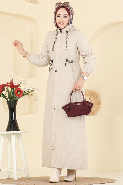 D.F.L. - عباءة بيج 3006DFL152-MS - 415486