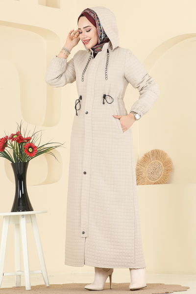 D.F.L. - عباءة بيج 3006DFL152-MS - 415488